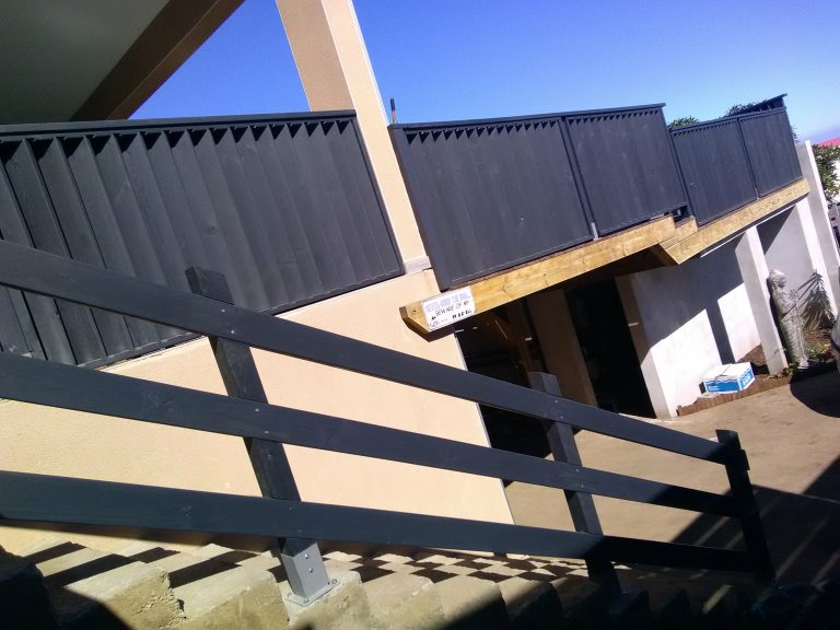 garde corps en bois pour brise vue